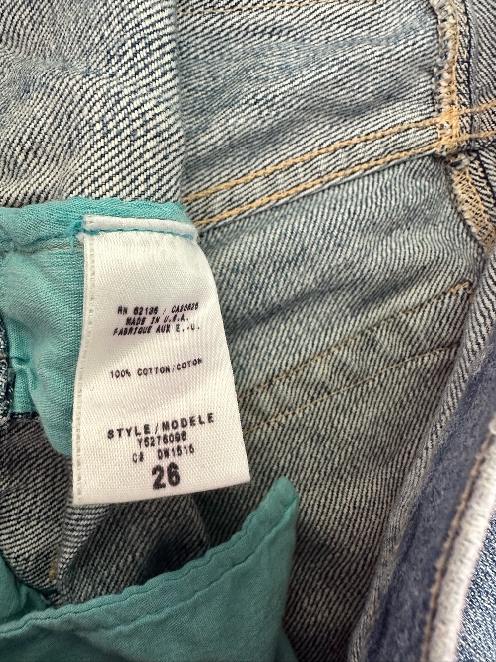 Guess Blue Denim Flare Jeans with Pink Floral Embroidery - Picture 12 of 15